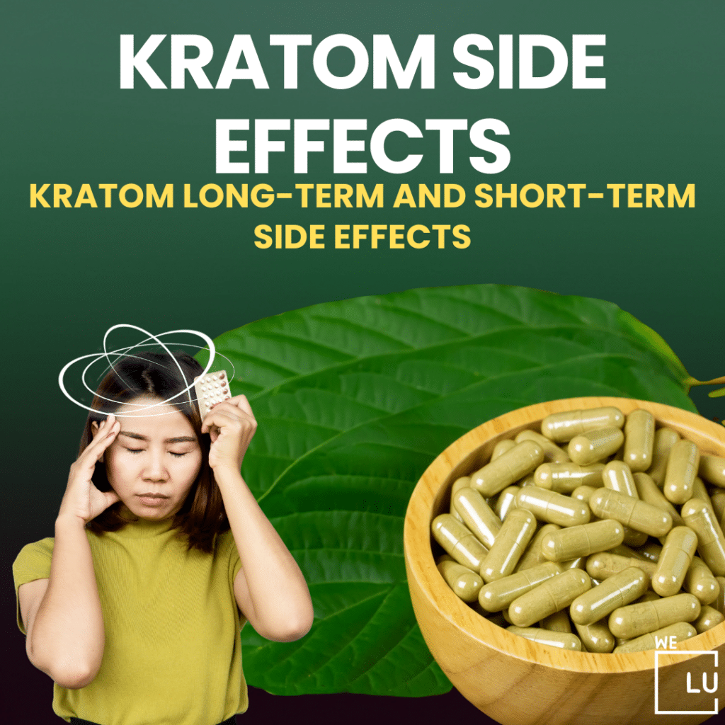 Kratom side effects may include nausea, dizziness, constipation, dry mouth, dependence, withdrawal symptoms, and potential liver and cardiovascular concerns.