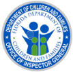 We Level Up California Department Of Children And Families badge image.