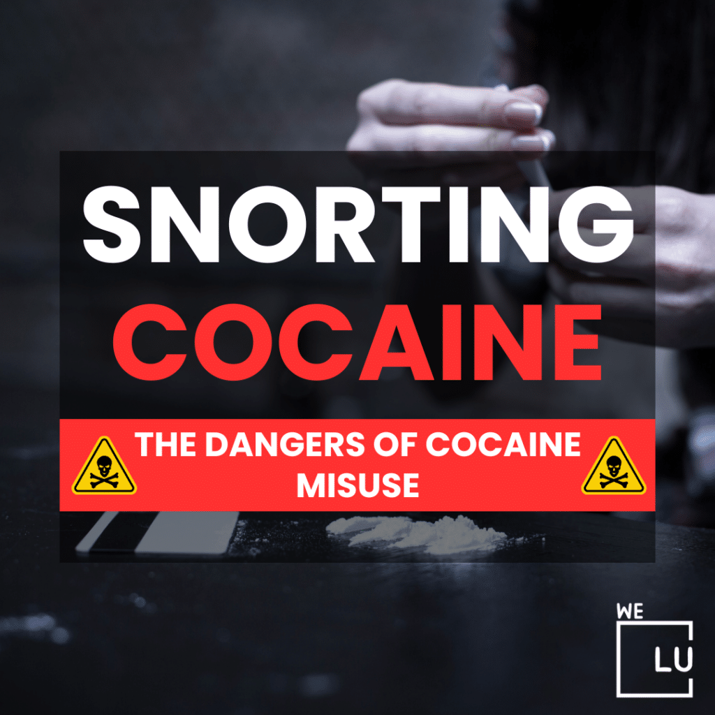 Snorting cocaine is one way people misuse cocaine. Cocaine is often found in a white, crystalline powder form, and individuals may inhale it through their nostrils